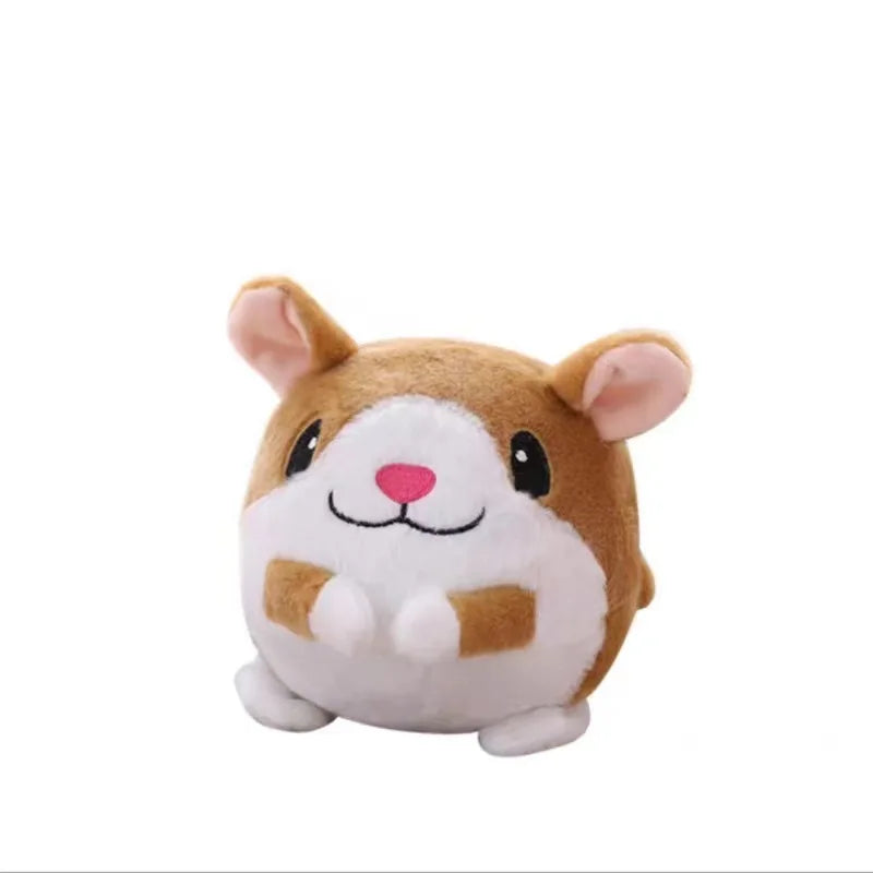 Smart Electric Interactive Plush Cat Toy - Automatic Bouncing Self-Moving Kitten Plaything for Indoor Entertainment